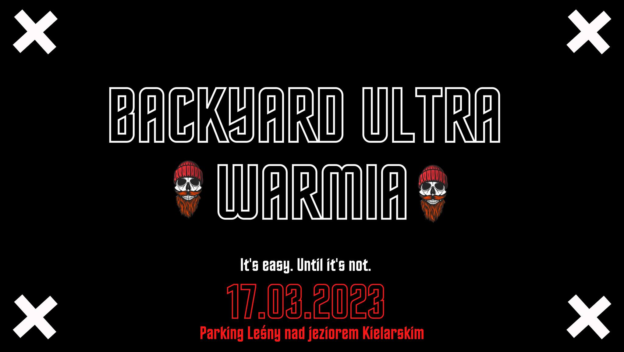 BackYard Ultra Warmia 2023 Jezioro Kielarskie k. Olsztyna 17.03.